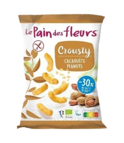 Ganchitos Crousty Cacahuete SinGluten Eco 75g Le Pain des Fleurs
