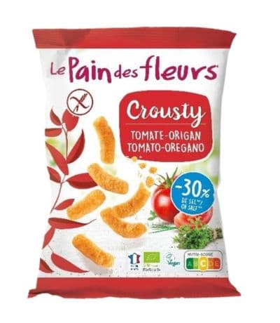 Ganchitos Crousty Tomate y oregano Eco 75g Le Pain des Fleurs