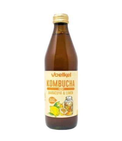 Te Kombucha Maracuya Limon Vegan 330ml Voelkel