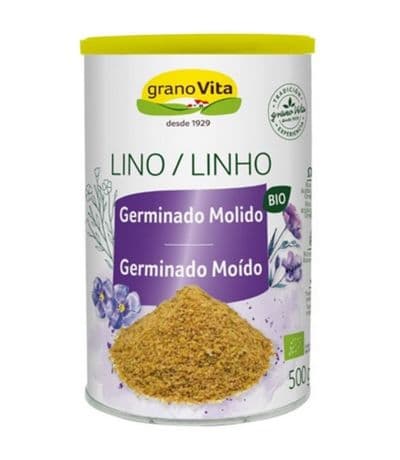 Lino Germinado Molido Bio Vegan 500g Granovita