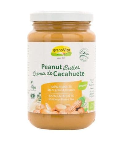 Crema de Cacahuetes SinGluten Bio Vegan 350g Granovita