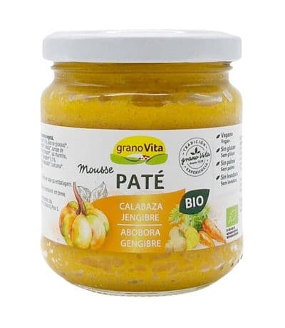 Pate de Calabaza y Jengibre SinGluten Bio Vegan 175g Granovita