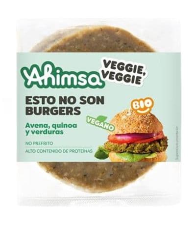 BioBurguer Vegetal de Avena Quinoa y Verdura Bio Vegan Ahimsa