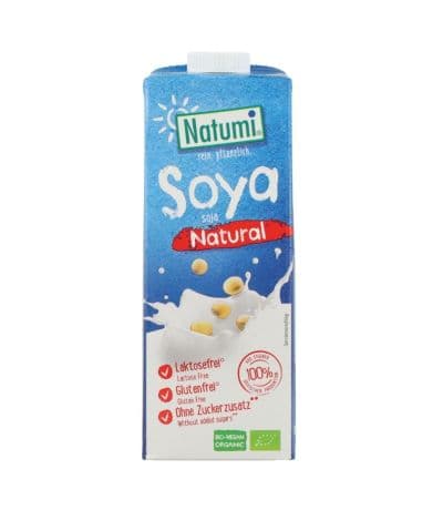 Bebida Vegetal de Soja Bio Vegan 8x1L Natumi