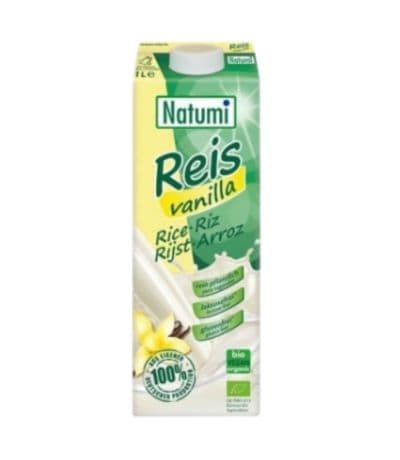 Bebida Vegetal de Arroz Vainilla Bio Vegan 8x1L Natumi