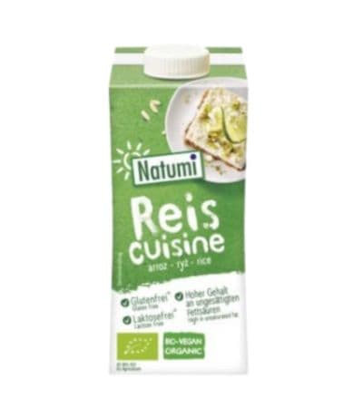 Crema de Arroz para Cocinar SinGluten Bio Vegan 200ml Natumi
