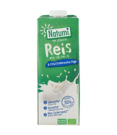 Bebida Vegetal de Arroz y Algas Bio 8 x1L Natumi