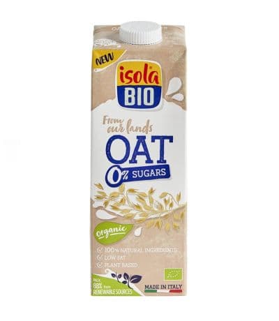 Bebida Vegetal de Avena SinAzucar Caja 6x1L Isola Bio