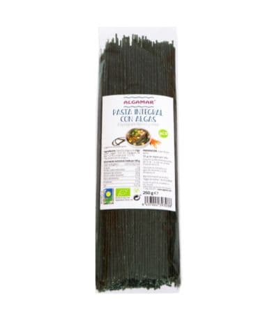 Pasta Integral con Algas Spagueti Tierra y Mar Eco Vegan 250g Algamar