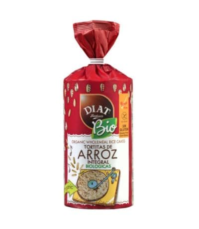 Tortitas de Arroz Integral SinGluten Bio 130g Diat-Radisson