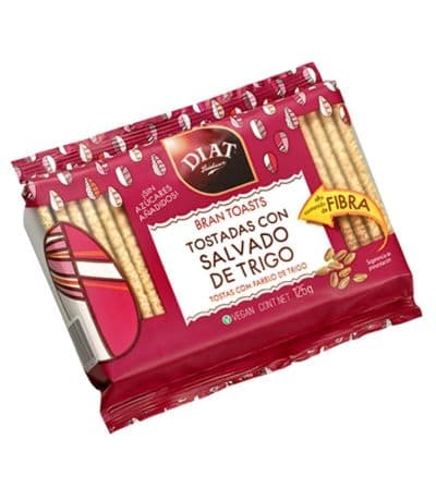 Tostadas con Salvado de Trigo 125g Diat-Radisson