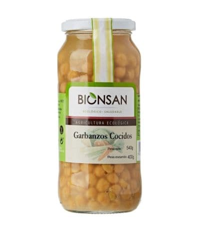 Garbanzos Cocidos Eco Vegan 540g Bionsan
