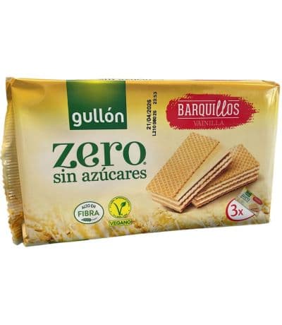 Wafer de Vainilla Vegan 3x60g Gullon