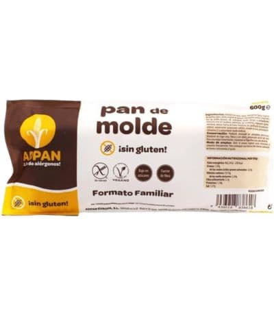 Pan de Molde SinGluten Vegan 600g Adpan