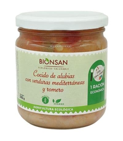 Cocido Alubias Verduras Eco 280g Bionsan