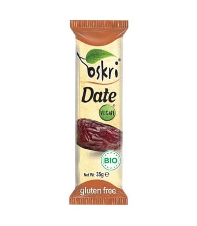 Barritas de Datil SinGluten Bio Vegan 12uds Oskri