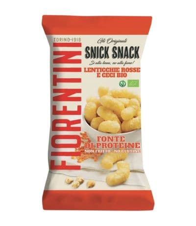 Snacks Lentejas Rojas Garbanzos Eco 45g Fiorentini