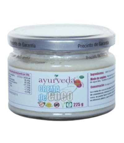Crema de Coco Bio SinGluten Vegan 225g Ayurveda