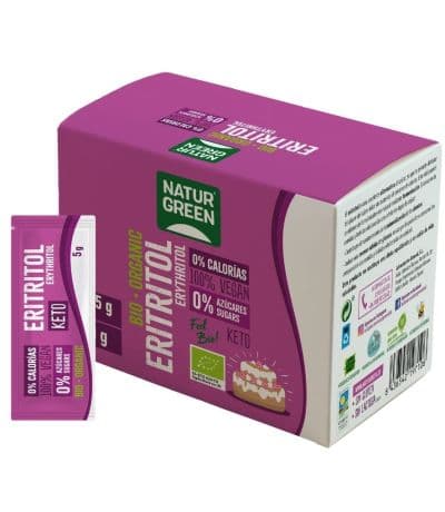 Eritritol Bio Vegan 54 sticks NaturGreen
