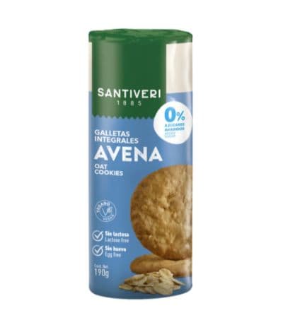 Galletas Integrales Avena SinAzucar 190g Santiveri