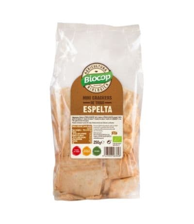 Mini Crackers Trigo Espelta Bio Vegan 250g Biocop