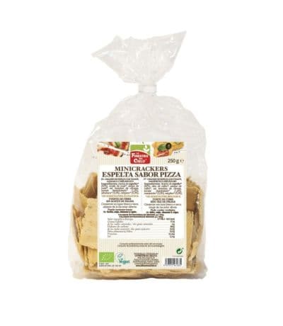 Mini Crackers de Espelta Sabor Pizza Eco Vegan 250g La Finestra Sul Cielo