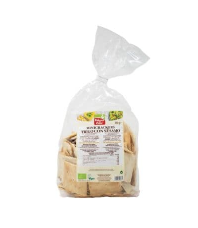 Mini Crackers de Trigo con Sesamo Bio Vegan 250g La Finestra Sul Cielo
