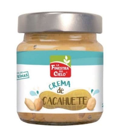 Crema de Cacahuete SinGluten Vegan 200g La Finestra Sul Cielo