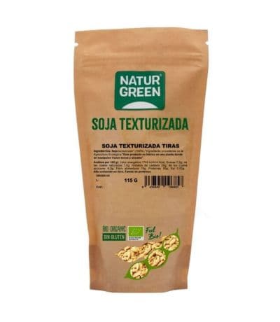Tiras de Soja Texturizada SinGluten Bio Vegan 115g NaturGreen