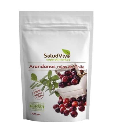 Arandanos Rojos de Chile Vegan 200g Salud Viva