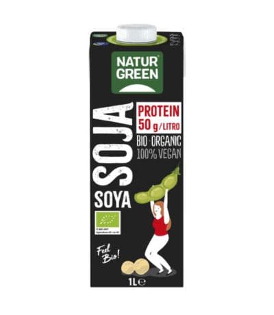 Bebida Vegetal Soja Protein Eco Vegan 6x1L NaturGreen