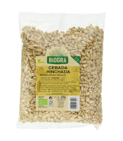 Cebada Hinchada Bio Vegan 125g Biogra