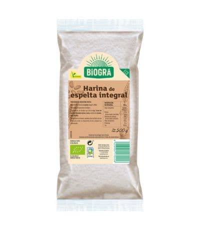 Harina de Espelta Integral Bio Vegan 500g Biogra