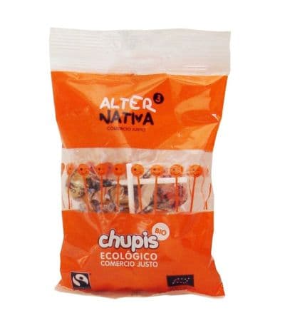 Bolsa Chupis con Palo SinGluten Bio Vegan 8 caramelos Alternativa3