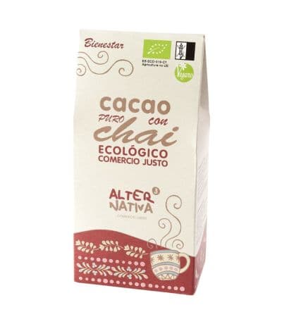 Cacao Puro con Chai SinGluten Bio Vegan 125g Alternativa3