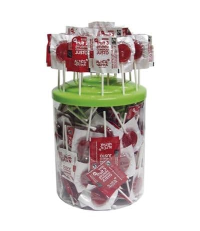 Piruletas Redondas de Cereza SinGluten Bio Vegan 200 Alternativa3