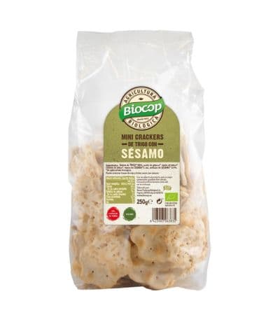 Mini Crackers Trigo Sesamo Bio Vegan 250g Biocop