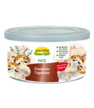 Pate Champiñon Lata SinGluten Vegan 125g Granovita