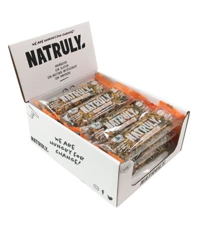 Barrita Crunchy Frutos Secos SinGluten Eco Vegan 20uds Natruly