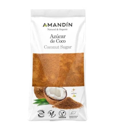 Azucar de Coco Los Frutos del Sol SinGluten Bio 400g Amandin
