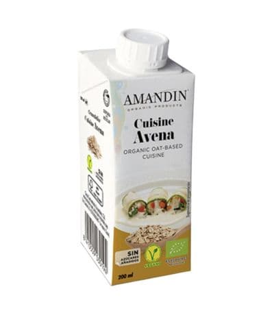 Cuisine Avena Crema para Cocinar Eco Vegan 200ml Amandin