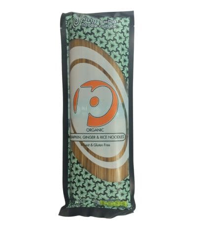 Tallarines Arroz Integral Jengibre y Calabaza SinGluten Bio Vegan 250g King Soba