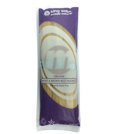Noodles Mijo Arroz SinGluten Eco Vegan 250g King Soba