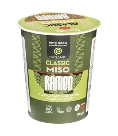 Vaso Sopa Ramen Miso Bio 85g King Soba