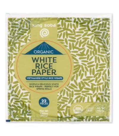 Papel de Arroz Bio SinGluten Vegan 200g King Soba