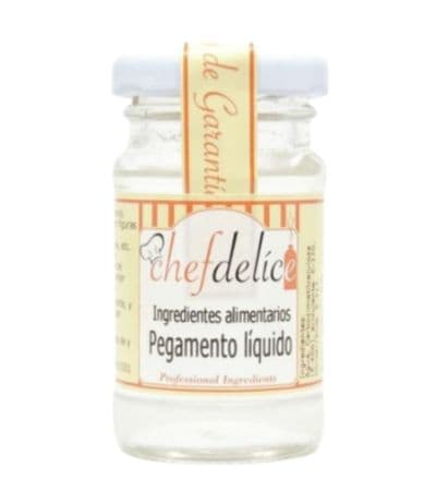 Pegamento Liquido Reposteria SinGluten Vegan 50g Chefdelice
