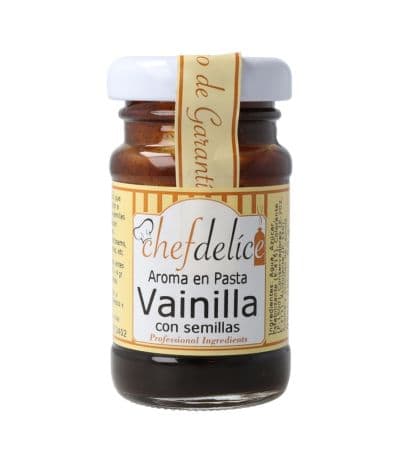 Aroma Vainilla con Semillas en Pasta SinGluten Vegan 50g Chefdelice