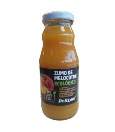 Zumo Melocoton SinGluten Bio Vegan 200ml Delizum