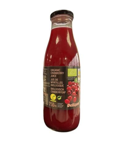 Zumo Arandano Rojo Eco 750ml Delizum