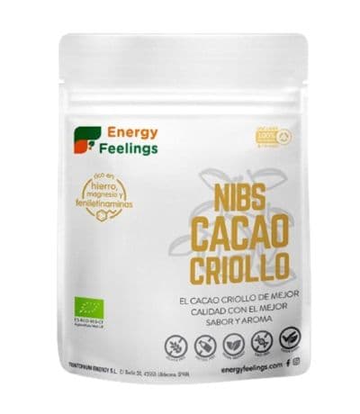 Cacao Criollo en Trozos SinGluten Bio Vegan 200g Energy Feelings